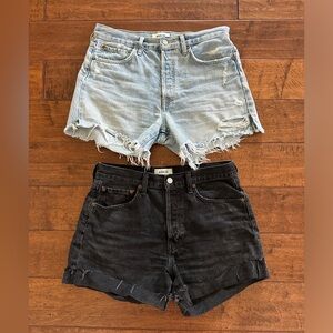 Agolde Parker Long Shorts Bundle - 27